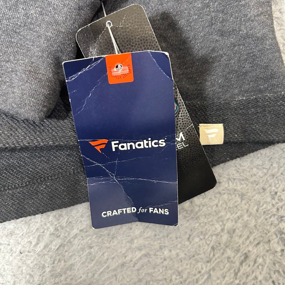 NEW Fanatics Carolina‎ Panthers Hoodie Gray Pullover NFL Football Size S - Picture 8 of 12